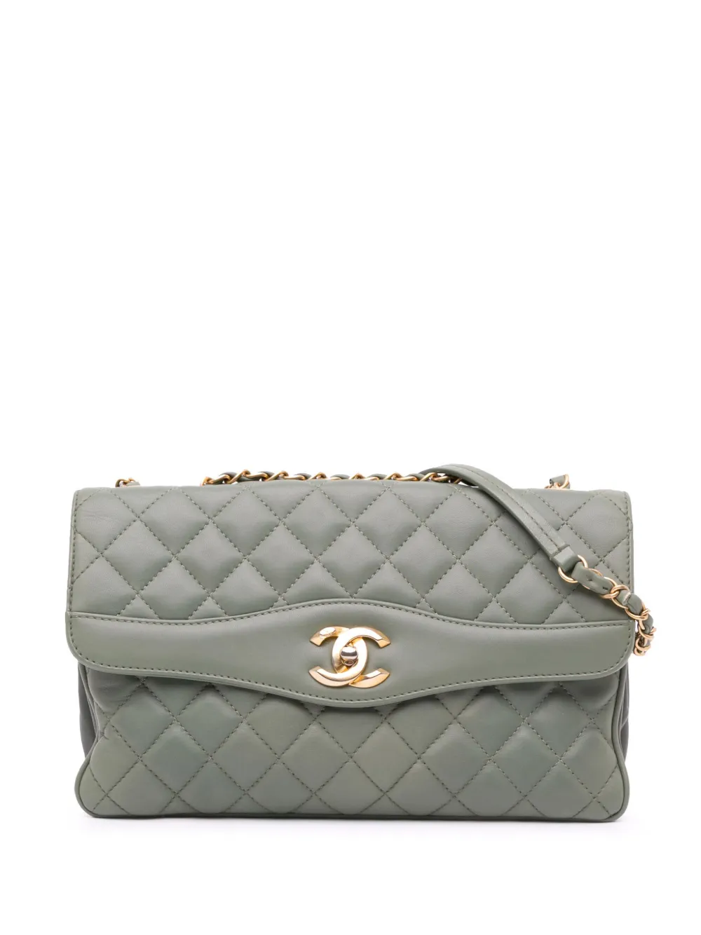 30099244_59089127_1000 2018 Large Quilted Lambskin Daily Companion Flap shoulder bag – תמונה 1