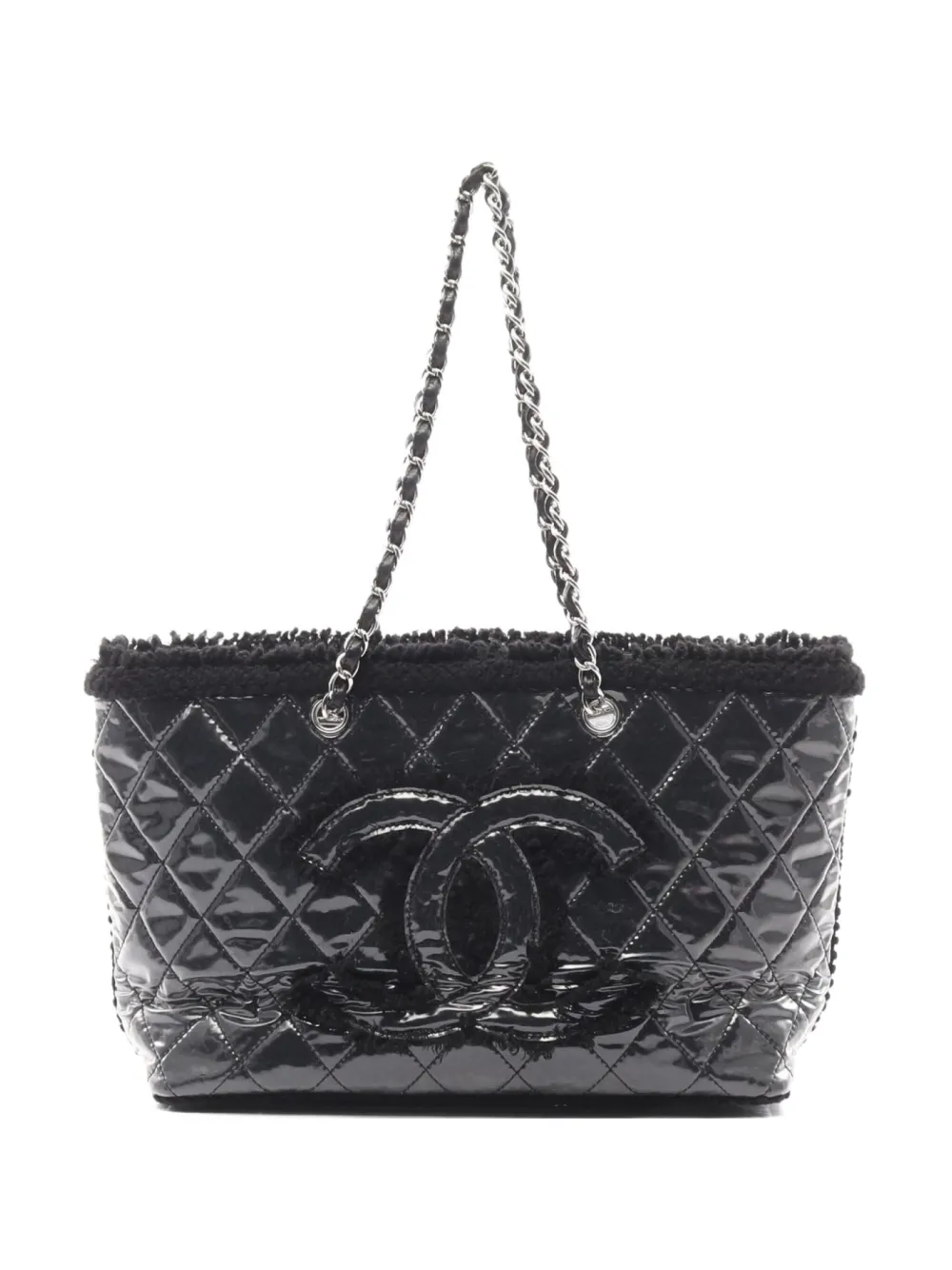 30454801_59609314_1000 2009-2010 Funny Tweed Chain shoulder bag – תמונה 1