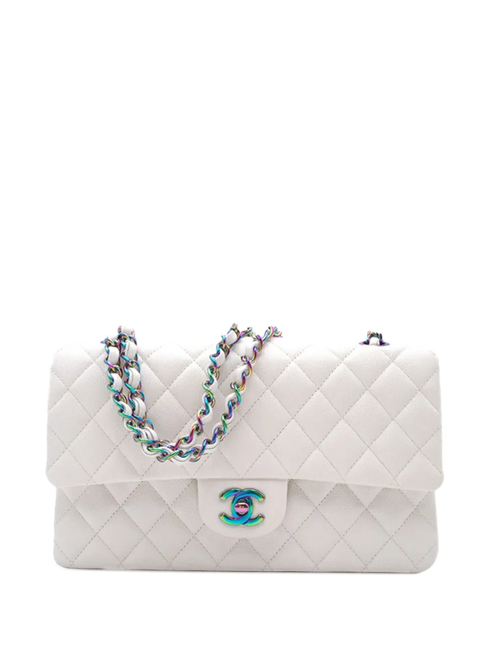30933206_59753300_1000 2021-2025 Medium Classic Iridescent Caviar Double Flap shoulder bag – תמונה 1
