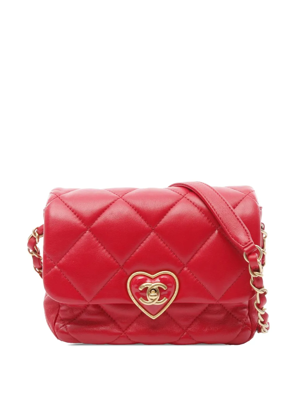 30956181_59808192_1000 2021-2025 Mini Quilted Lambskin Acrylic Coco Love Flap crossbody bag – תמונה 1