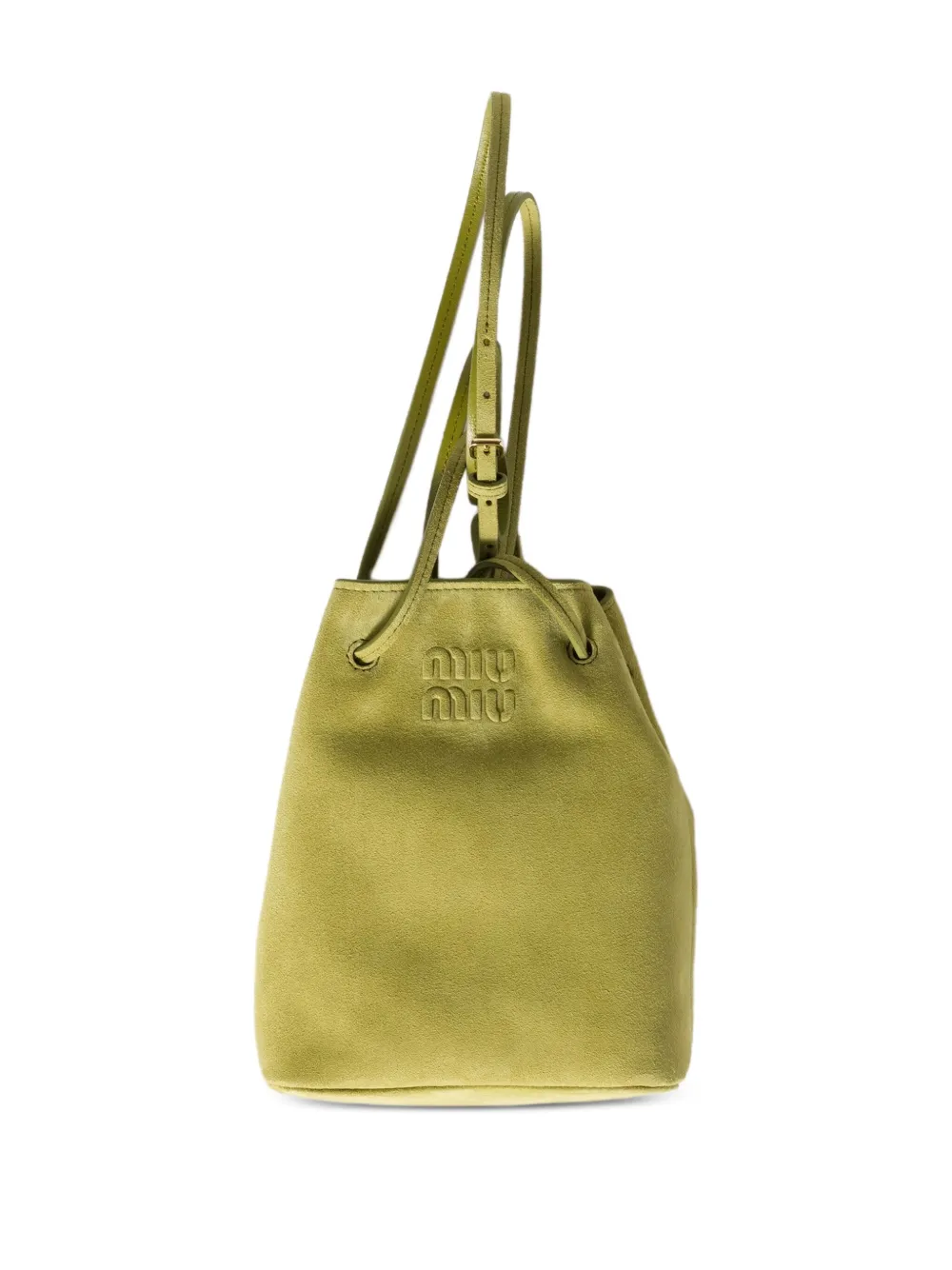 30070383_59454823_1000 MIU MIU Suede Pouch Shoulder Bag – תמונה 1