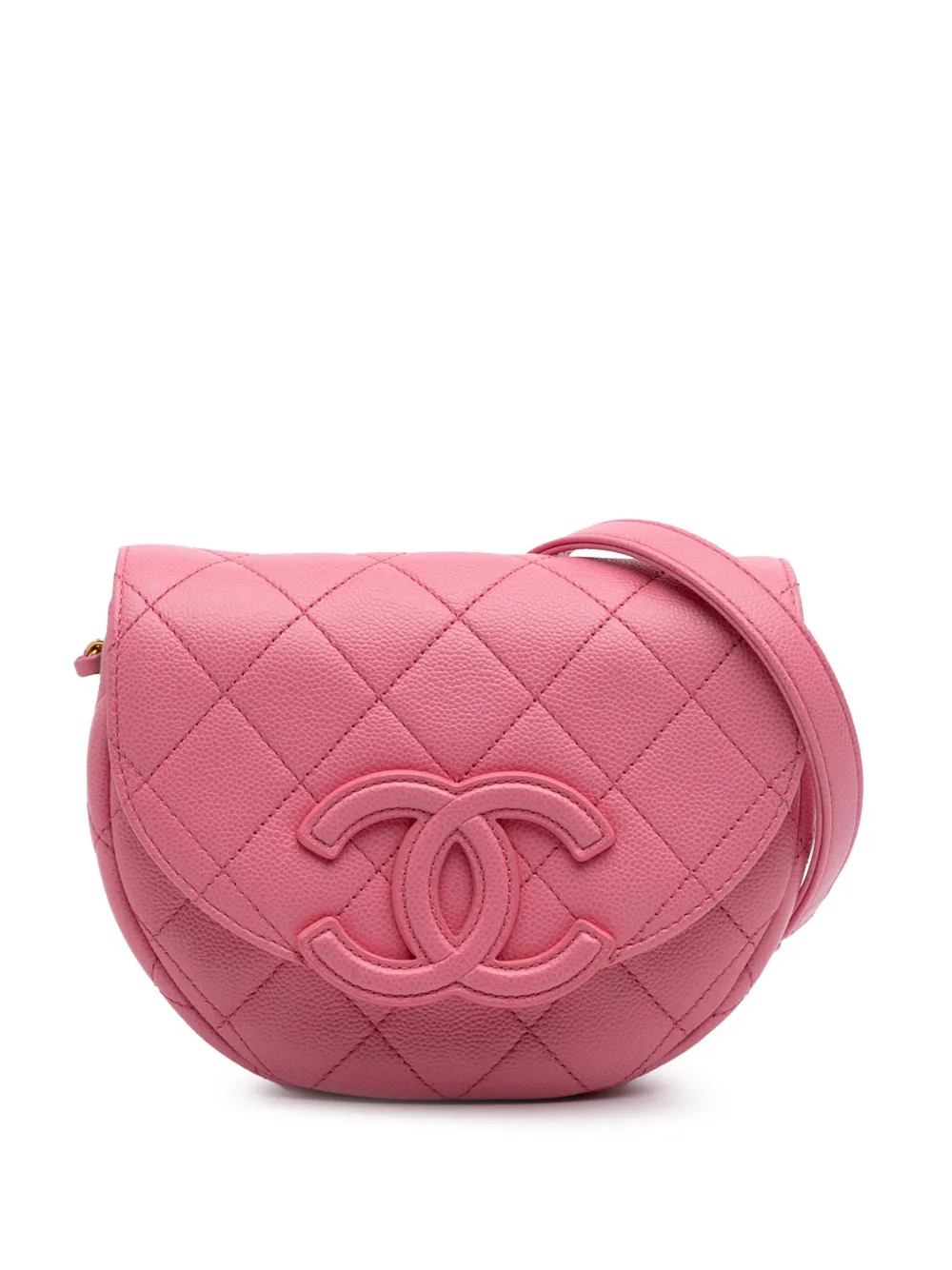 30703448_59525187_1000 2021-2025 Mini CC Quilted Caviar Messenger Flap crossbody bag – תמונה 1