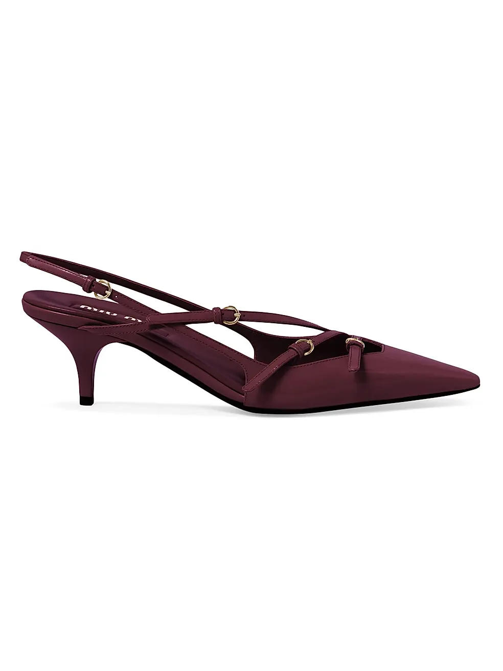 0400023894859_RED MIU MIU Patent Slingbacks – תמונה 1