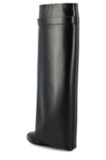 Givenchy Shark Lock Leather Boots – Black 4