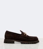 Gucci Sylke Horsebit Suede Loafers – Brown 4