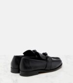 Bottega Veneta Astaire Knot Leather Loafers – Black 3