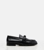 Bottega Veneta Astaire Knot Leather Loafers – Black 4