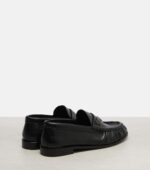 Saint Laurent Le Loafer Leather Penny Loafers – Black 3