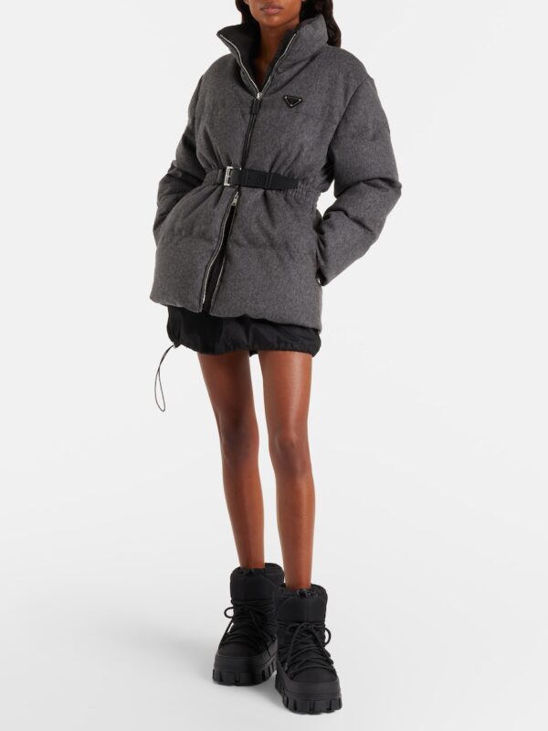 Prada Re-Nylon Gabardine Snow Boots – Black 2