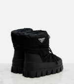 Prada Re-Nylon Gabardine Snow Boots – Black 3