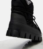 Prada Re-Nylon Gabardine Snow Boots – Black 5