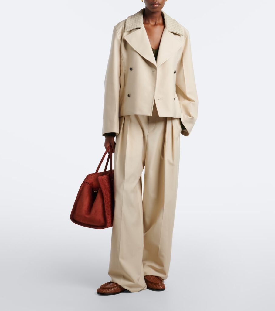 Bottega Veneta Silenzio Intrecciato Leather Loafers – Tan 2