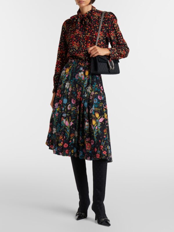Gucci Savoy Horsebit GG Canvas Knee-High Boots – Black 2