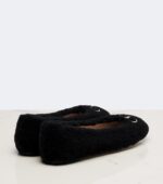Valentino Garavani VLogo Teddy Ballet Flats – Black 4
