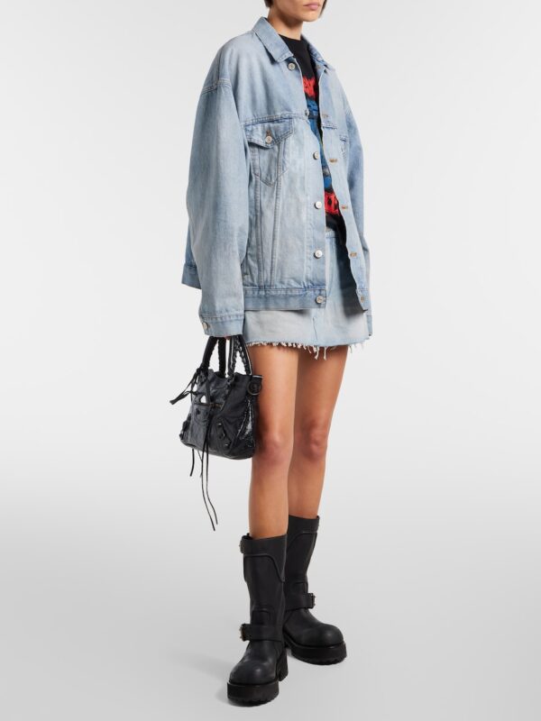 Balenciaga Venom Leather Combat Boots – Black 2
