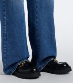 Gucci Rhody Horsebit Leather Platform Loafers – Black 2