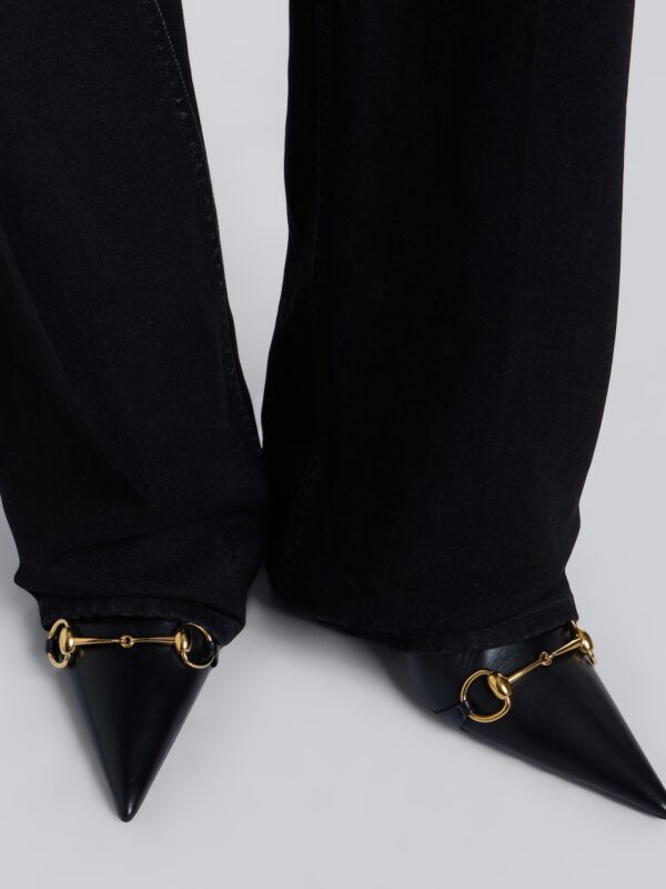 Gucci Donna Horsebit Leather Ankle Boots – Black 2