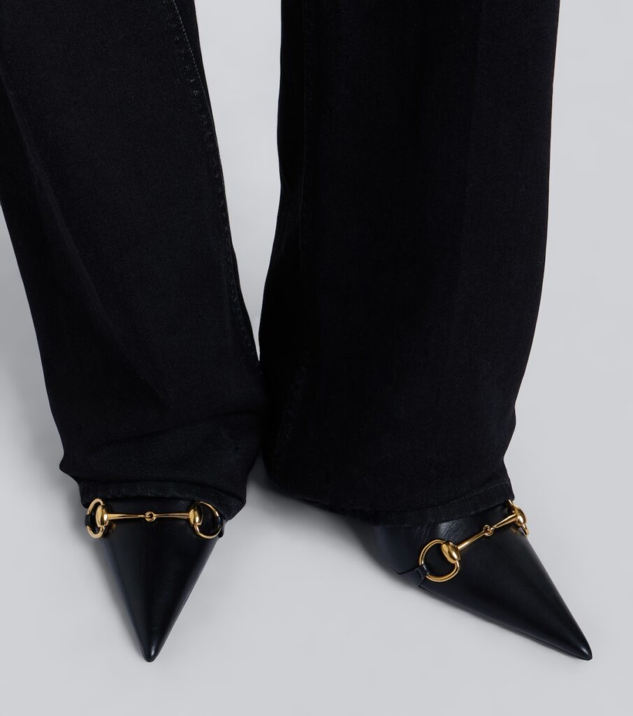 Gucci Donna Horsebit Leather Ankle Boots – Black 2