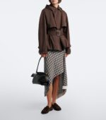 Loewe Double L Suede Loafers – Dark Chocolate 2