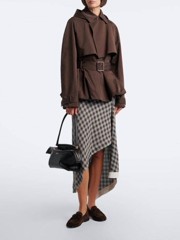 Loewe Double L Suede Loafers – Dark Chocolate 2