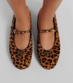 Prada Leopard-Print Mary Jane Flats 3