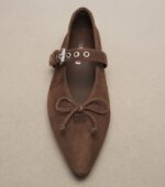 Miu Miu Suede Ballet Flats – Brown 6