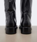 Balenciaga Leather Biker Boots – Black 6