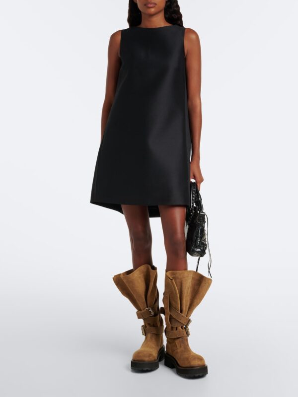 Balenciaga Venom Suede Biker Boots – Tan 2