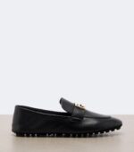 Fendi Tube Leather Driving Shoes – Black 5