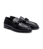 Bottega Veneta Astaire Knot Leather Loafers – Black