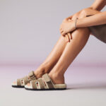 Hermès Chypre Sandal – Étoupe / Écru 6