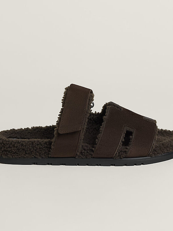 Hermès Chypre Sandal Men – Marron Ébène / Chocolat 2