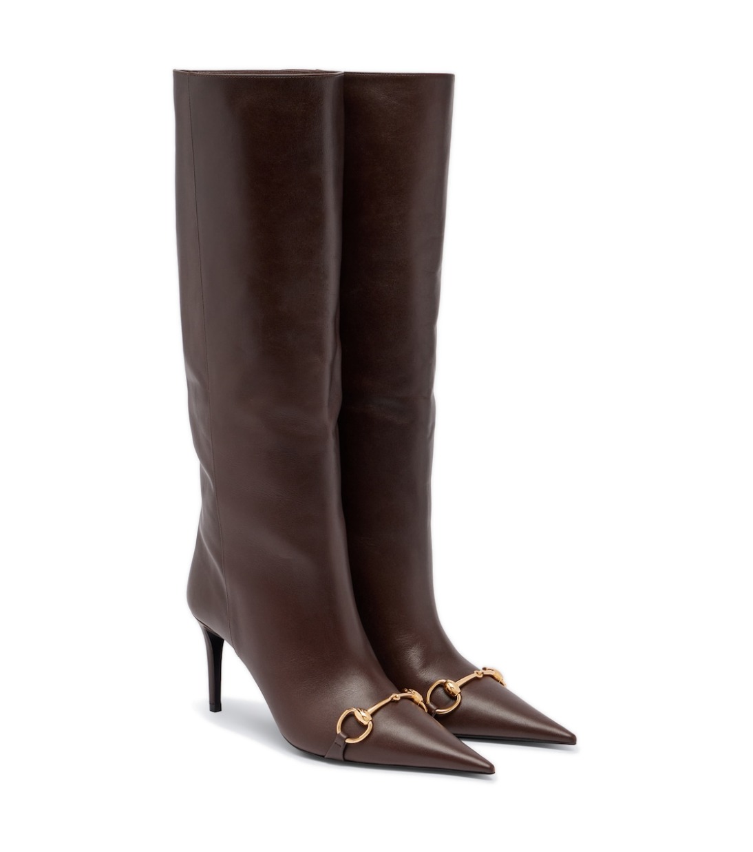 gucci-donna-horsebit-leather-knee-high-boots-brown.jpg Gucci Donna Horsebit Leather Knee-High Boots – Brown