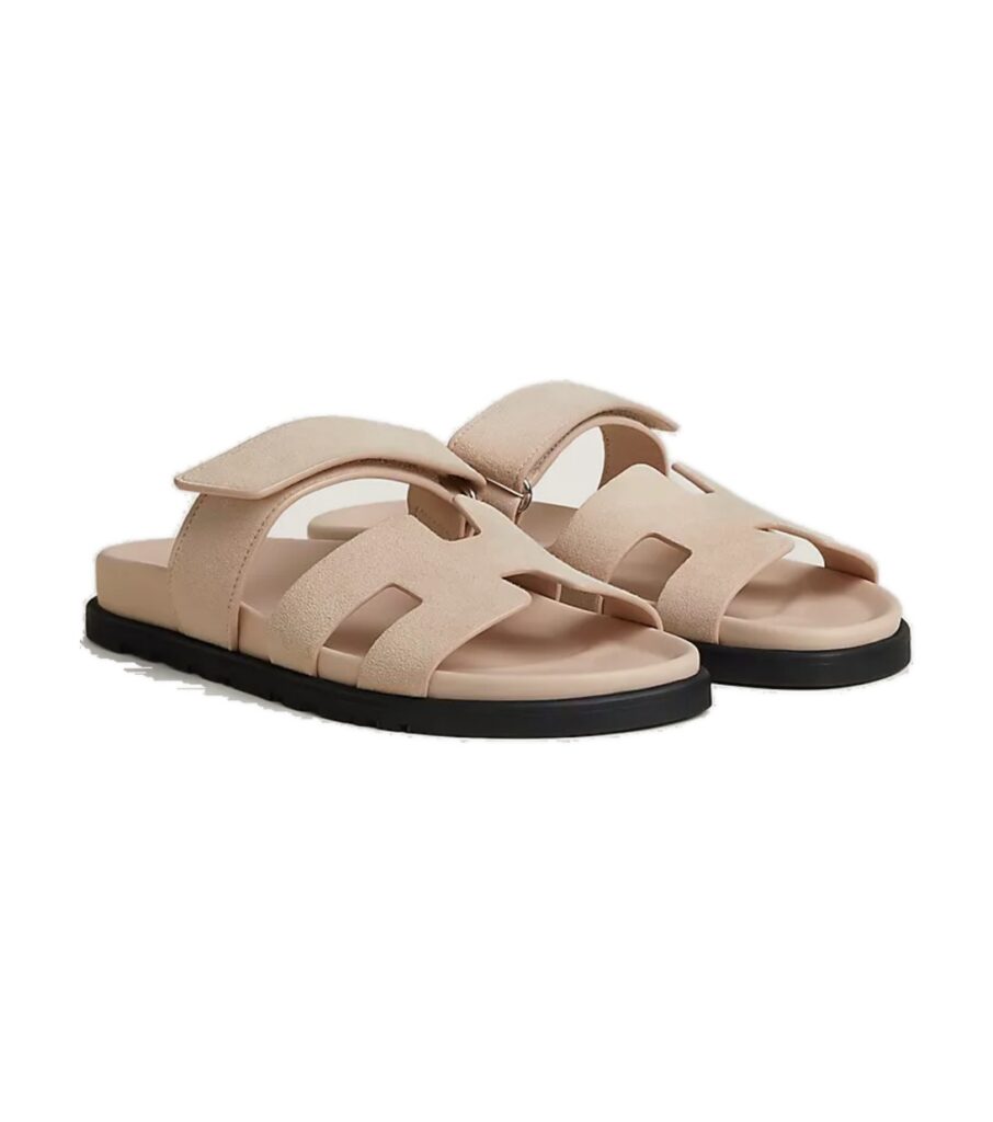 Hermès Chypre Sandal – Beige Nude
