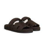 Hermès Chypre Sandal Men – Marron Ébène / Chocolat