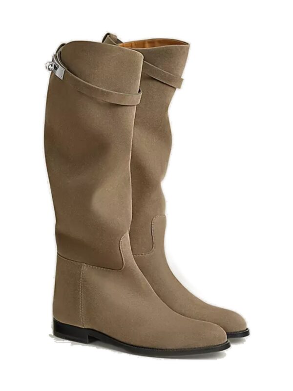 Hermès Jumping Supple Boot – Étoupe
