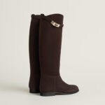 Hermès Jumping Shorter Boot – Marron Ébène Suede 3