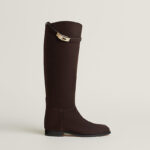 Hermès Jumping Shorter Boot – Marron Ébène Suede 2