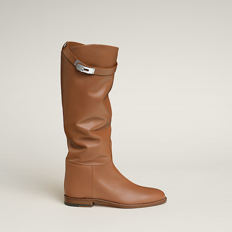 Hermès Jumping Supple Boot – Gold 2