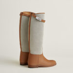 Hermès Jumping Supple Boot – Prunoir / Naturel 3