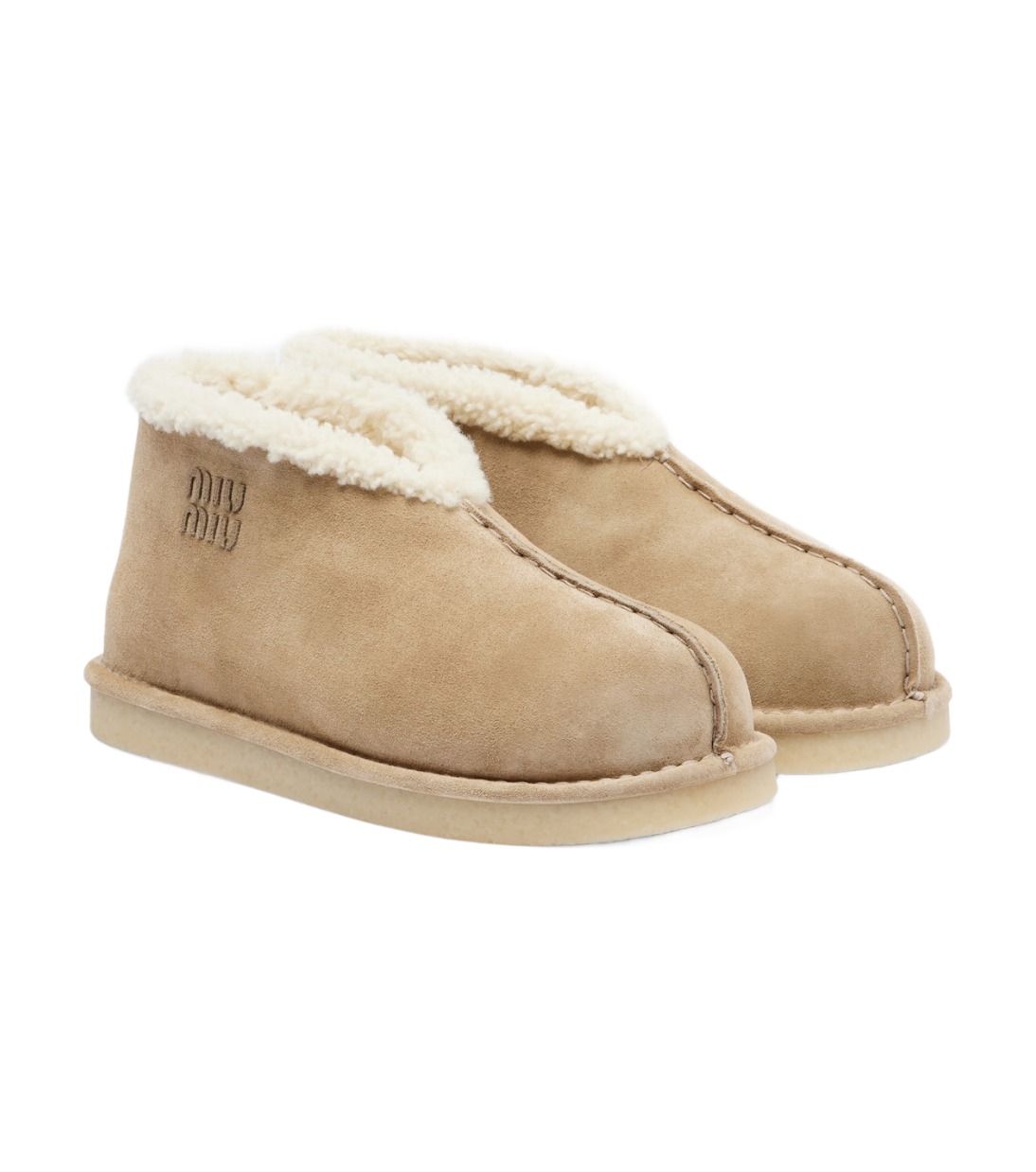 miu-miu-shearling-lined-suede-ankle-boots-beige.jpg Miu Miu Shearling-Lined Suede Ankle Boots – Beige