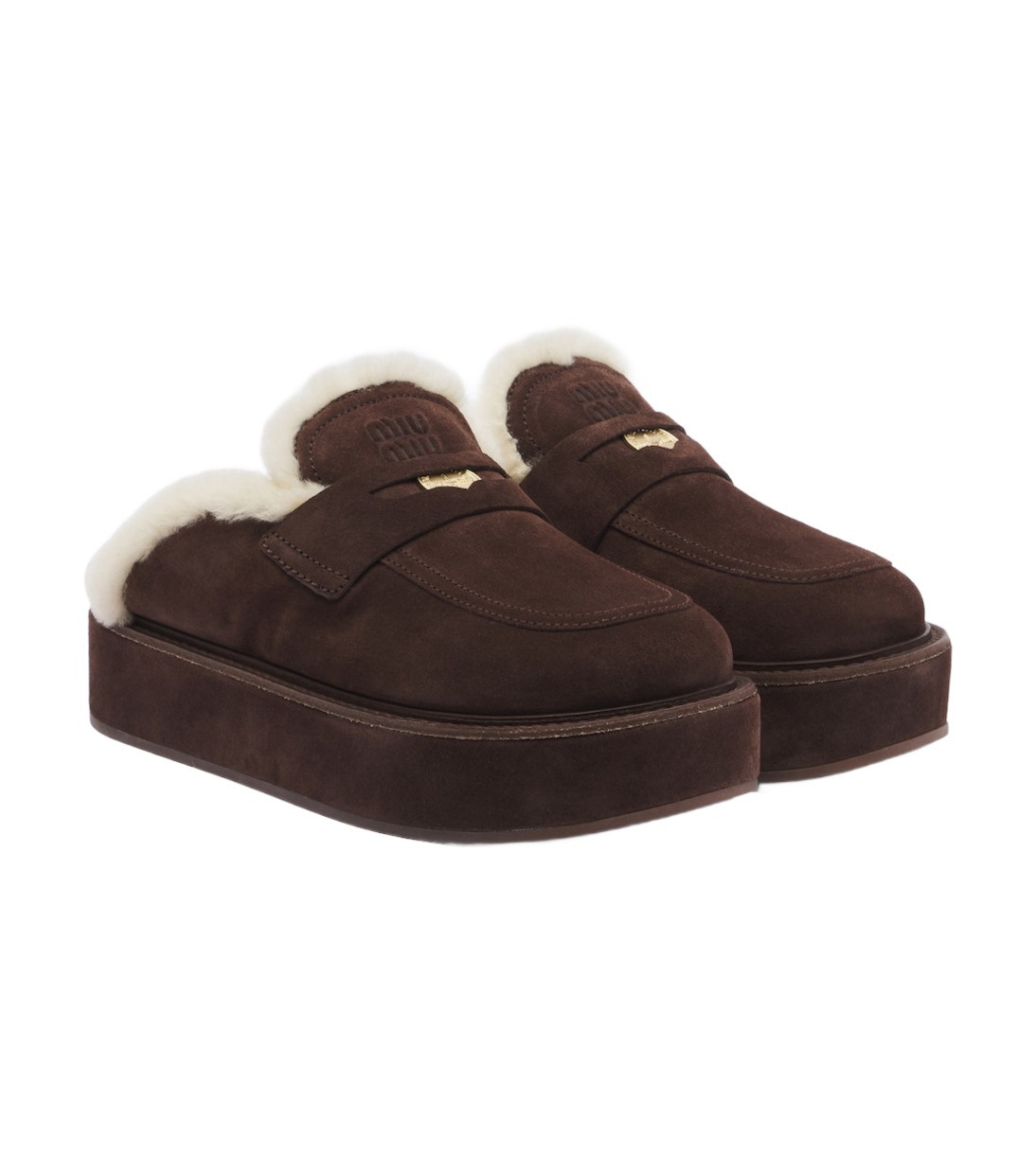 miu-miu-shearling-lined-suede-platform-mules-brown.jpg Miu Miu Shearling-Lined Suede Platform Mules – Brown