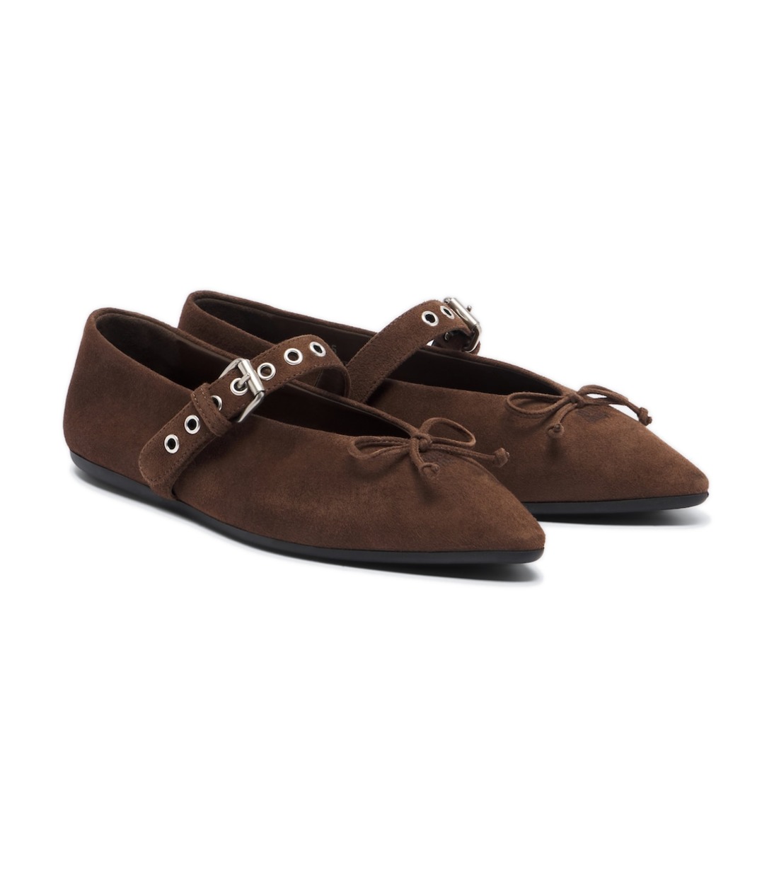 miu-miu-suede-ballet-flats-brown.jpg Miu Miu Suede Ballet Flats – Brown