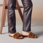 Hermès Oran Shearling Sandal – Gold 5