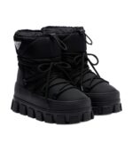Prada Re-Nylon Gabardine Snow Boots – Black