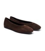 Prada Suede Ballet Flats – Brown