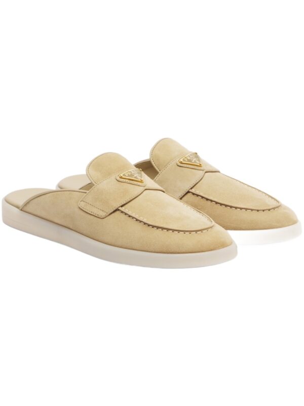 Prada Suede Mules – Beige