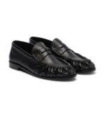 Saint Laurent Le Loafer Leather Penny Loafers – Black