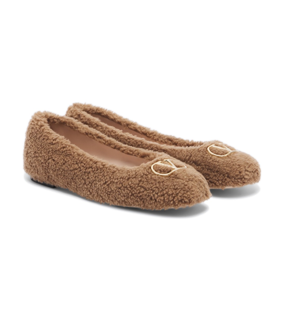 valentino-garavani-vlogo-teddy-ballet-flats-beige.jpg Valentino Garavani VLogo Teddy Ballet Flats – Beige